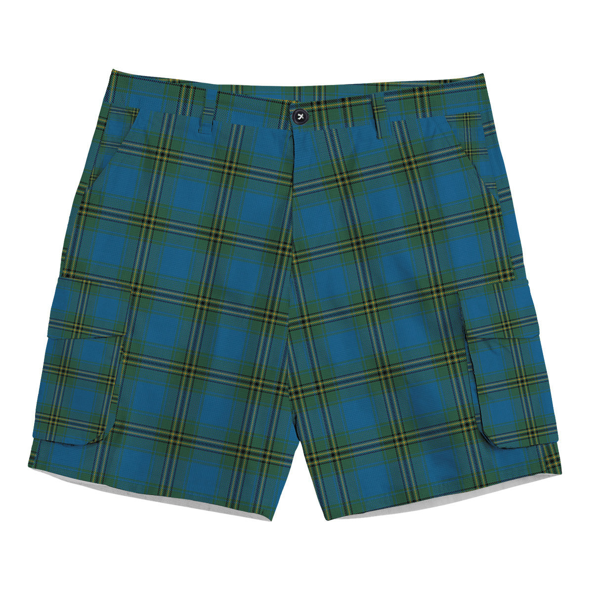 ScotsTee Shop Scottish Oliver Hunting Tartan Plaid Cargo Shorts for Men