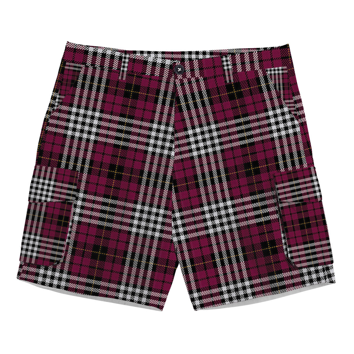 ScotsTee Shop Scottish Little of Morton Rigg Modern Tartan Plaid Cargo Shorts for Men
