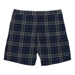 ScotsTee Shop Scottish Navy Formal Dress Tartan Plaid Cargo Shorts for Men