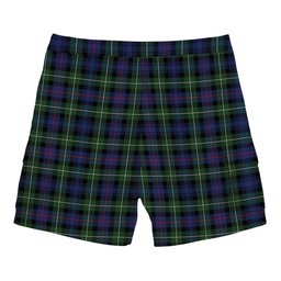 ScotsTee Shop Scottish MacKenzie Modern SC Tartan Plaid Cargo Shorts for Men