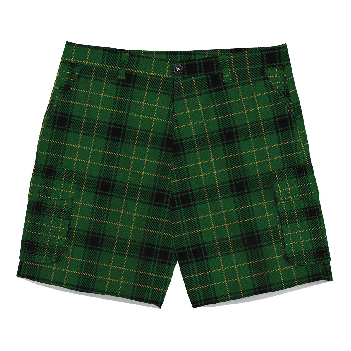 ScotsTee Shop Scottish McArthur Highland Tartan Plaid Cargo Shorts for Men