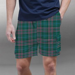 ScotsTee Shop Scottish Ralston USA Modern Tartan Plaid Cargo Shorts for Men