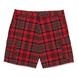 ScotsTee Shop Scottish Murray of Tullibardine Modern Tartan Plaid Cargo Shorts for Men