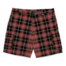 ScotsTee Shop Scottish Norwegian Night Tartan Plaid Cargo Shorts for Men