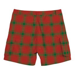ScotsTee Shop Scottish MacDonald of Sleat Ancient Tartan Plaid Cargo Shorts for Men