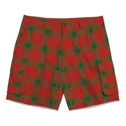 ScotsTee Shop Scottish McDonald of Sleat Ancient Tartan Plaid Cargo Shorts for Men