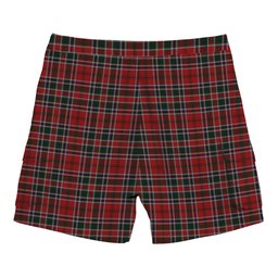 ScotsTee Shop Scottish McDonald of Lochmaddy Tartan Plaid Cargo Shorts for Men