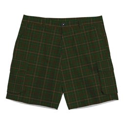 ScotsTee Shop Scottish McKinnon Hunting Tartan Plaid Cargo Shorts for Men