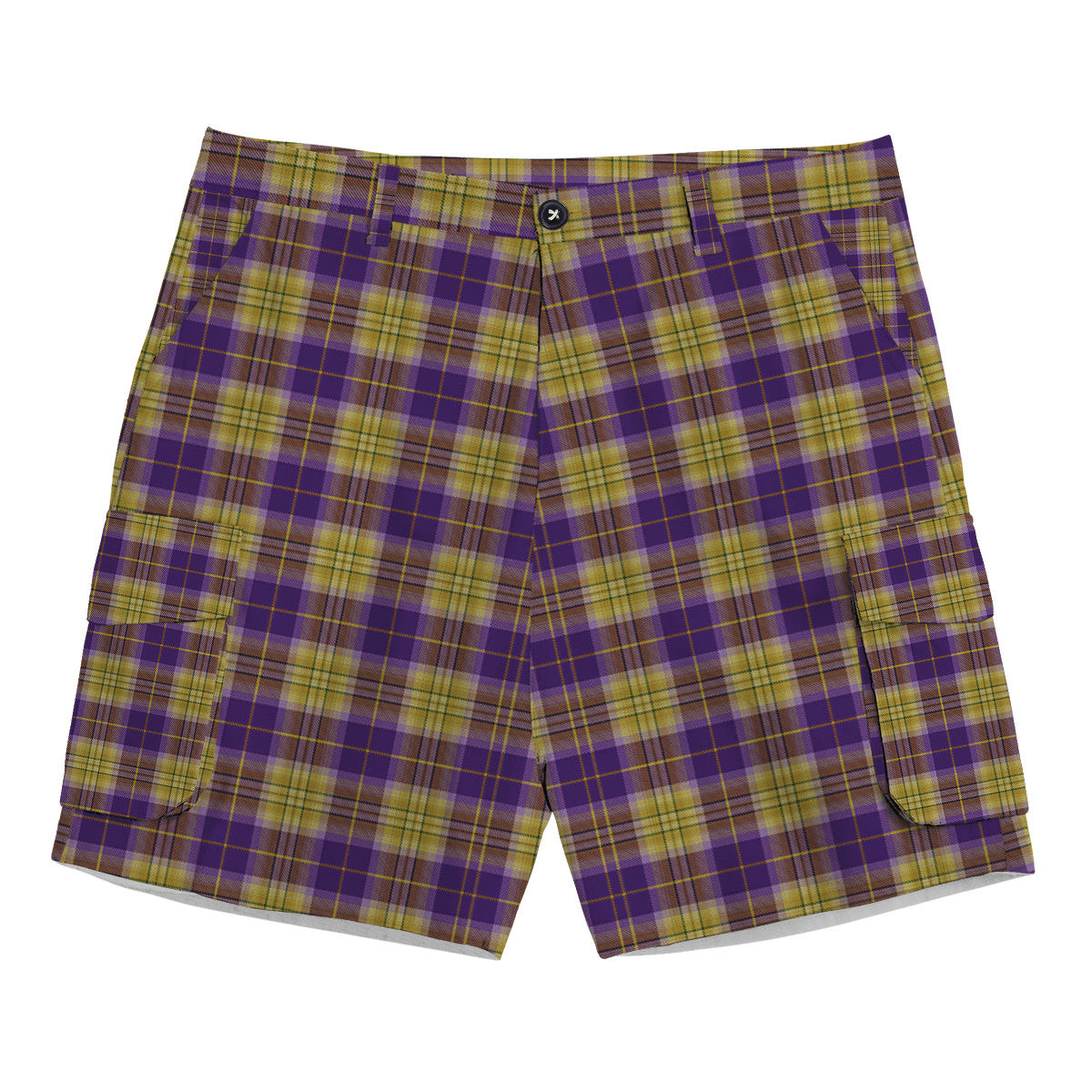 ScotsTee Shop Scottish Sheena Christie Commemorative Tartan Plaid Cargo Shorts for Men