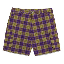 ScotsTee Shop Scottish Sheena Christie Commemorative Tartan Plaid Cargo Shorts for Men