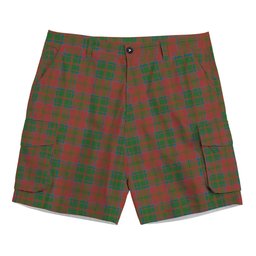 ScotsTee Shop Scottish McDonald of Glencoe Ancient Tartan Plaid Cargo Shorts for Men