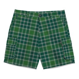 ScotsTee Shop Scottish McDonald Lord of the Isles Hunting Ancient Tartan Plaid Cargo Shorts for Men