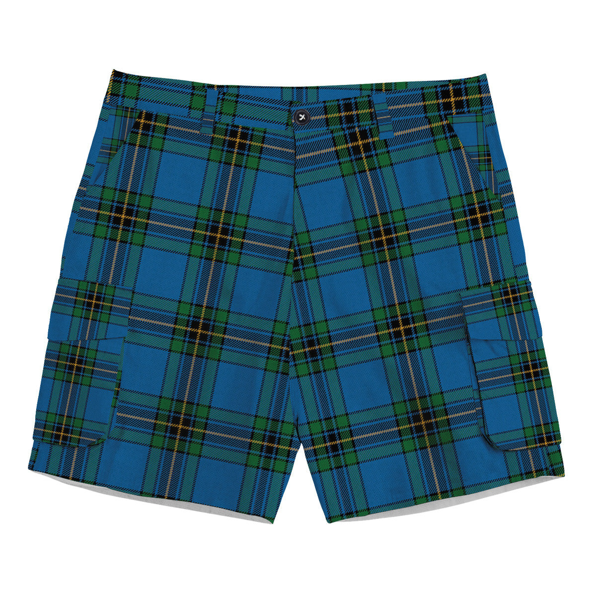 ScotsTee Shop Scottish Murray of Elibank Ancient Tartan Plaid Cargo Shorts for Men