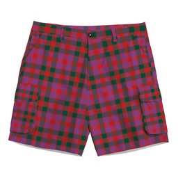 ScotsTee Shop Scottish MacGowan Portrait Modern Tartan Plaid Cargo Shorts for Men