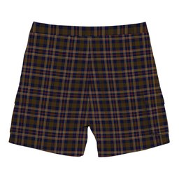 ScotsTee Shop Scottish Rutherford Simon Travis Alan Hunting Tartan Plaid Cargo Shorts for Men