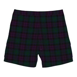 ScotsTee Shop Scottish MacArthur of Milton Hunting Tartan Plaid Cargo Shorts for Men