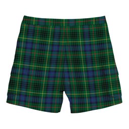 ScotsTee Shop Scottish Stewart Hunting Modern SC Tartan Plaid Cargo Shorts for Men