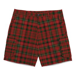 ScotsTee Shop Scottish MacDonald of Staffa 2 Tartan Plaid Cargo Shorts for Men