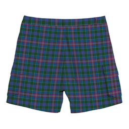 ScotsTee Shop Scottish Pitcairn Heritage Hunting Tartan Plaid Cargo Shorts for Men