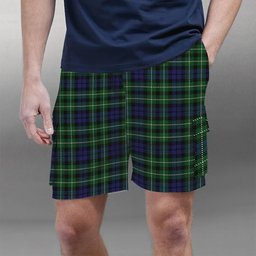 ScotsTee Shop Scottish Graham of Montrose 2 Tartan Plaid Cargo Shorts for Men