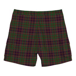 ScotsTee Shop Scottish MacIntyre and Glenorchy Tartan Plaid Cargo Shorts for Men