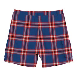 ScotsTee Shop Scottish Laing of Archiestown Modern Tartan Plaid Cargo Shorts for Men