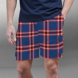 ScotsTee Shop Scottish Laing of Archiestown Modern Tartan Plaid Cargo Shorts for Men