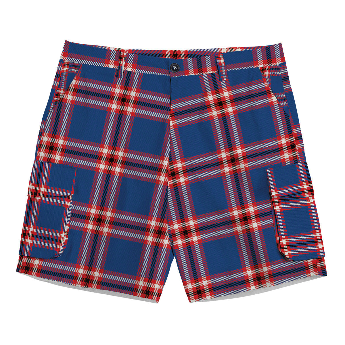 ScotsTee Shop Scottish Laing of Archiestown Modern Tartan Plaid Cargo Shorts for Men