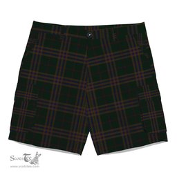 ScotsTee Shop Scottish Yen, Alexander Hunting Tartan Plaid Cargo Shorts for Men