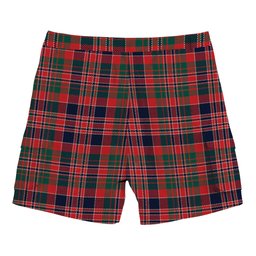 ScotsTee Shop Scottish McDonald of Boisdale Modern Tartan Plaid Cargo Shorts for Men