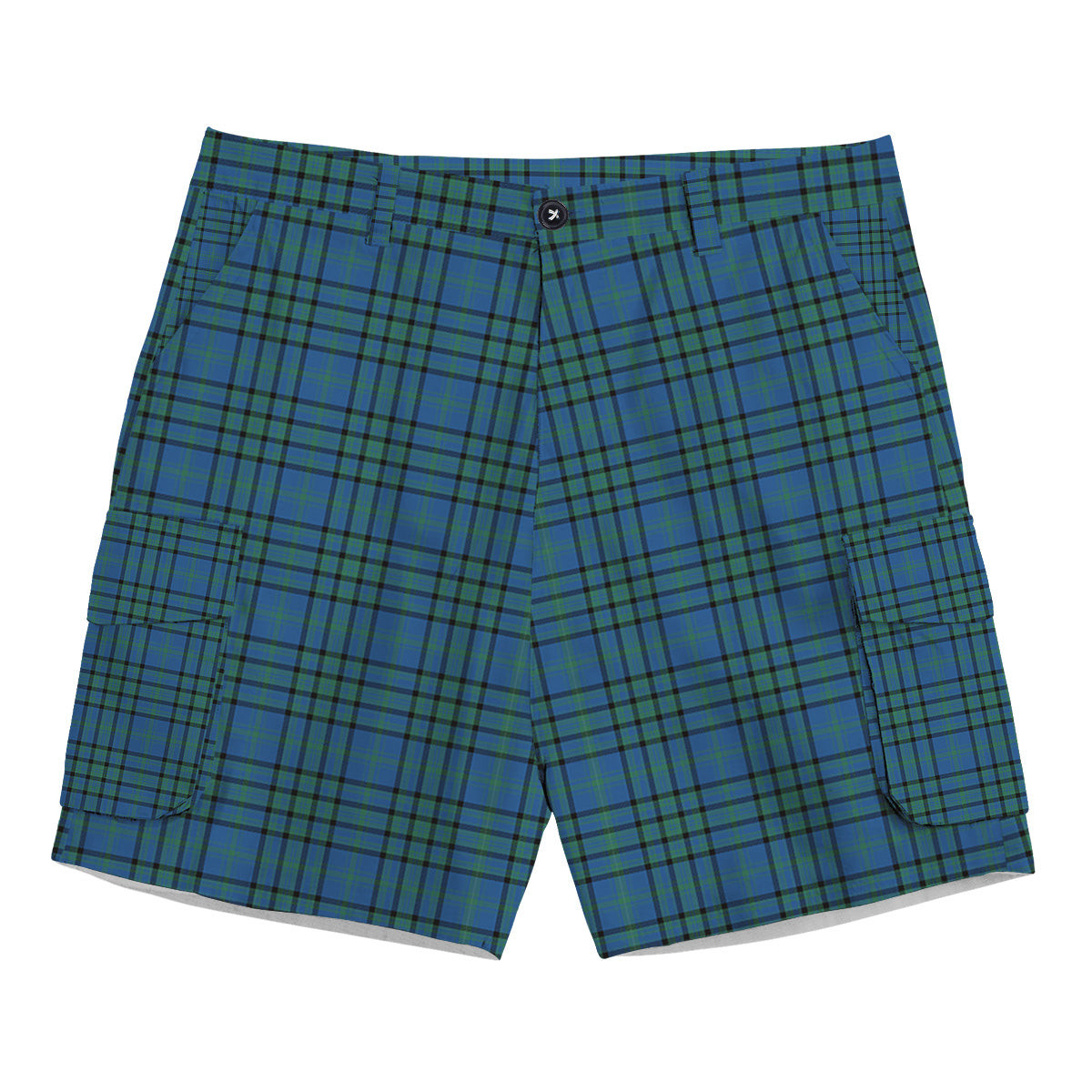 ScotsTee Shop Scottish Matheson Hunting Ancient Tartan Plaid Cargo Shorts for Men