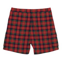 ScotsTee Shop Scottish Robertson White line New Modern Tartan Plaid Cargo Shorts for Men