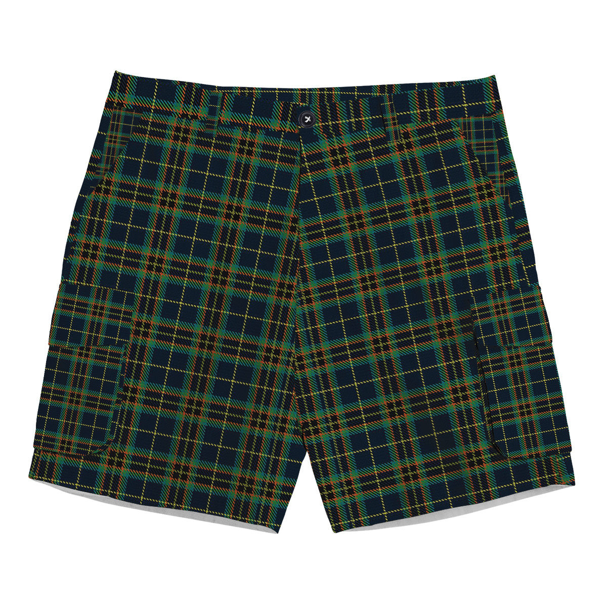 ScotsTee Shop Scottish Young Enterprise Scotland Tartan Plaid Cargo Shorts for Men