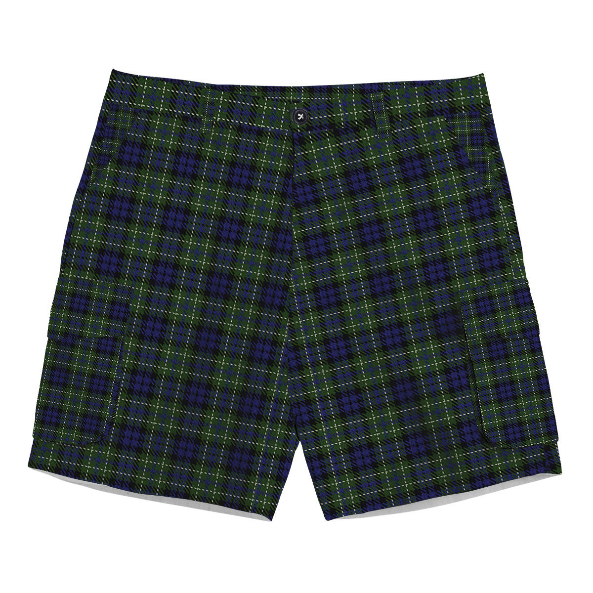 ScotsTee Shop Scottish McNeil of Colonsay Tartan Plaid Cargo Shorts for Men