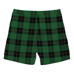 ScotsTee Shop Scottish McArthur-Fox Hunting Ancient Tartan Plaid Cargo Shorts for Men