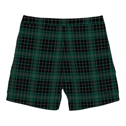 ScotsTee Shop Scottish MacAuley Hunting Modern Tartan Plaid Cargo Shorts for Men
