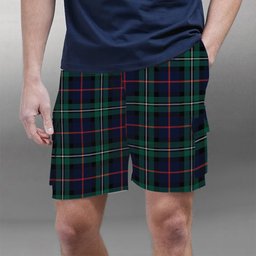 ScotsTee Shop Scottish McPhail Hunting Modern Tartan Plaid Cargo Shorts for Men