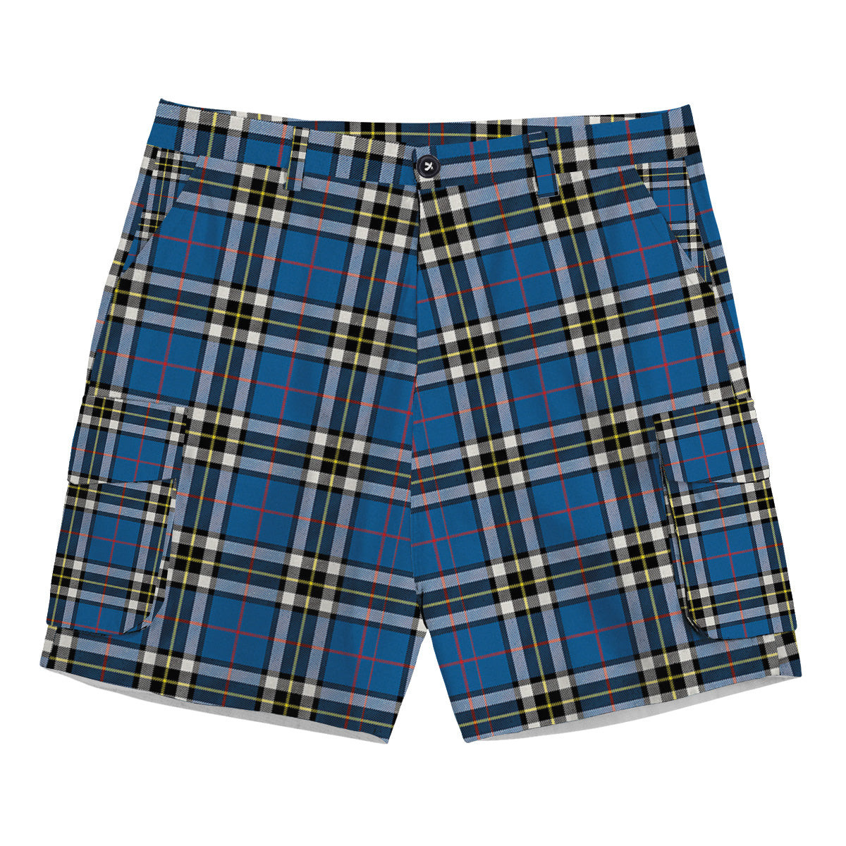 ScotsTee Shop Scottish MacTavish Dress Modern Tartan Plaid Cargo Shorts for Men