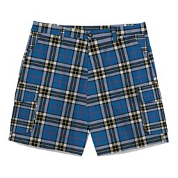 ScotsTee Shop Scottish MacTavish Dress Modern Tartan Plaid Cargo Shorts for Men