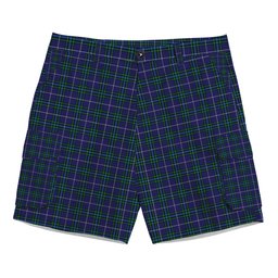 ScotsTee Shop Scottish Isle of Harris Tartan Plaid Cargo Shorts for Men