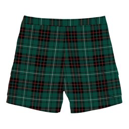 ScotsTee Shop Scottish McAulay of Lewis Modern Tartan Plaid Cargo Shorts for Men