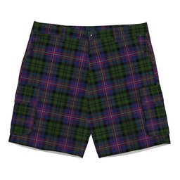 ScotsTee Shop Scottish MacNeil of Colonsay 2 Tartan Plaid Cargo Shorts for Men