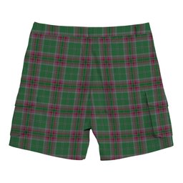 ScotsTee Shop Scottish Gray Hunting Modern Tartan Plaid Cargo Shorts for Men