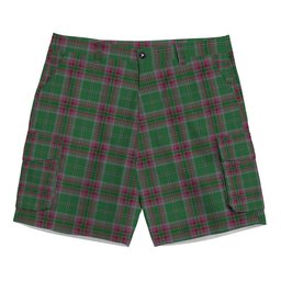ScotsTee Shop Scottish Gray Hunting Modern Tartan Plaid Cargo Shorts for Men