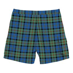 ScotsTee Shop Scottish MacLeod of Harris Ancient Tartan Plaid Cargo Shorts for Men