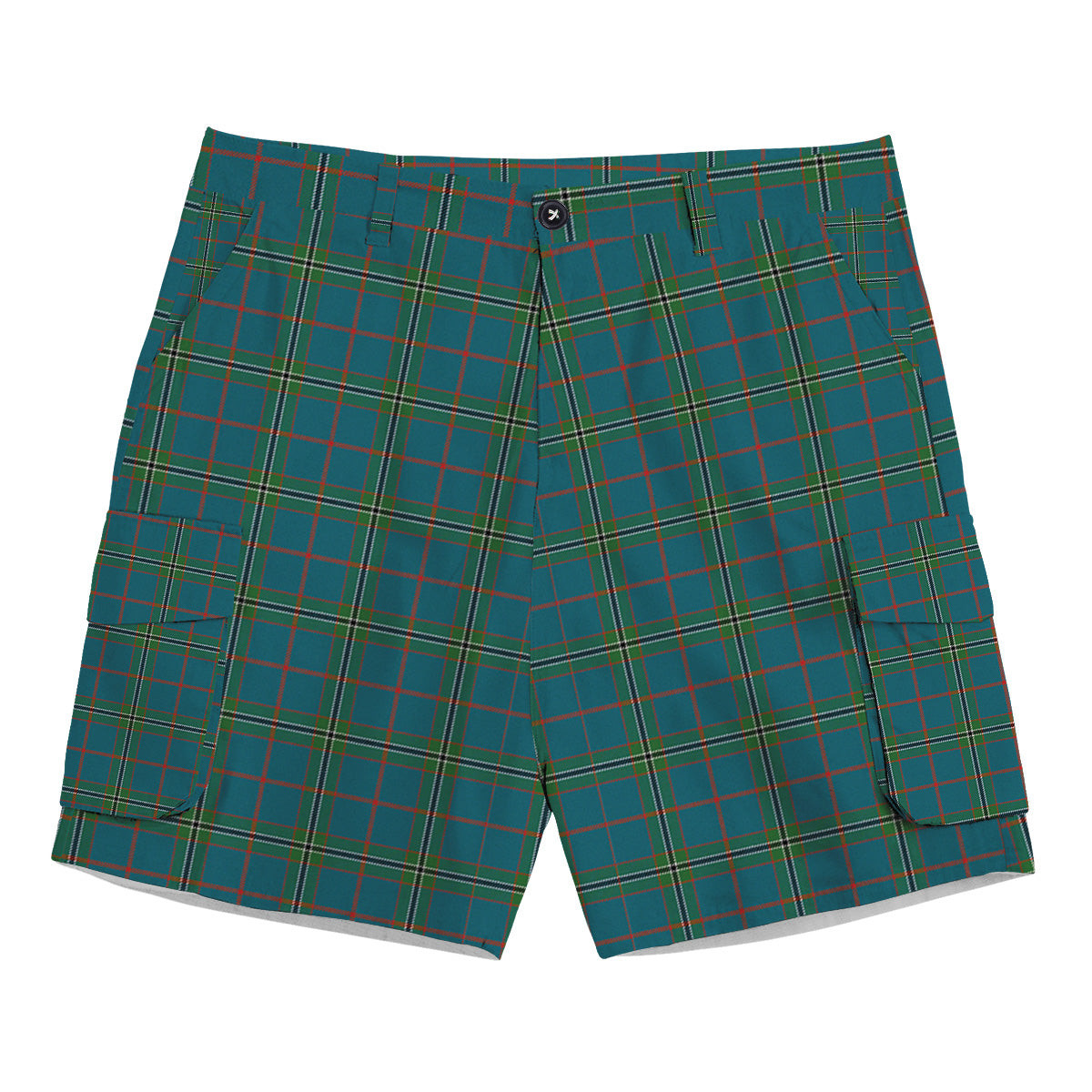 ScotsTee Shop Scottish Norris (Norreys) Ancient Tartan Plaid Cargo Shorts for Men