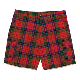 ScotsTee Shop Scottish McNicol of Scorrybreac Tartan Plaid Cargo Shorts for Men