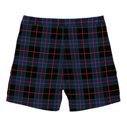 ScotsTee Shop Scottish Nairn Modern Tartan Plaid Cargo Shorts for Men