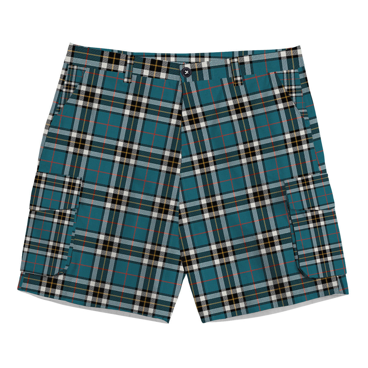 ScotsTee Shop Scottish MacTavish Dress Ancient Tartan Plaid Cargo Shorts for Men