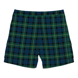 ScotsTee Shop Scottish Sinclair of Ulster Modern Tartan Plaid Cargo Shorts for Men
